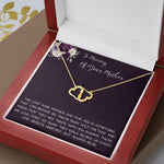To Daughter loss of mom necklace gift, mother passing, loss of mother, sympathy In Memory Of Your Mother's Day Everlasting Love Necklace