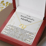 Mom Necklace, Mother-In-Law Necklace, To My Boyfriend's Mom Gift Necklace, Gift For Boyfriend's Mom Birthday Necklace