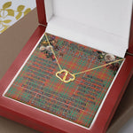 To My Beautiful Soulmate Necklace In Your Eyes I Have Found My Home Clan Bruce Ancient Tartan Everlasting Love Necklace