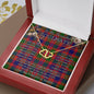 To My Beautiful Soulmate Necklace In Your Eyes I Have Found My Home Clan MacIntyre Tartan Forever Love Necklace Tartan Gift for Girlfriend Everlasting Love Necklace