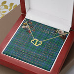 To My Beautiful Soulmate Necklace In Your Eyes I Have Found My Home Clan Douglas Ancient Tartan Forever Love Necklace Tartan Gift for Girlfriend Everlasting Love Necklace