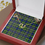 To My Beautiful Soulmate Necklace In Your Eyes I Have Found My Home Clan Monteith Hunting Tartan Forever Love Necklace Tartan Gift for Girlfriend Everlasting Love Necklace