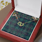 To My Beautiful Soulmate Necklace In Your Eyes I Have Found My Home Clan Hardy Tartan Everlasting Love Necklace