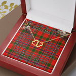 To My Beautiful Soulmate Necklace In Your Eyes I Have Found My Home Clan Monypenny Tartan Forever Love Necklace Tartan Gift for Girlfriend Everlasting Love Necklace