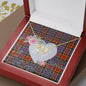 Scotstee Shop - To My Beautiful Girlfriend Valentine Necklace Clan Dalrymple Orginal Tartan Gift for Girlfriend Everlasting Love Necklace