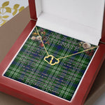 To My Beautiful Soulmate Necklace In Your Eyes I Have Found My Home Clan Mow Tartan Forever Love Necklace Tartan Gift for Girlfriend Everlasting Love Necklace