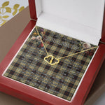 To My Beautiful Soulmate Necklace In Your Eyes I Have Found My Home Clan Dunlop Hunting Tartan Forever Love Necklace Tartan Gift for Girlfriend Everlasting Love Necklace