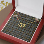 To My Beautiful Soulmate Necklace In Your Eyes I Have Found My Home Clan Farquharson Weathered Tartan Everlasting Love Necklace