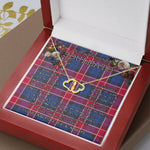 To My Beautiful Soulmate Necklace In Your Eyes I Have Found My Home Clan Graham of Menteith Pink Tartan Forever Love Necklace Tartan Gift for Girlfriend Everlasting Love Necklace