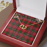 To My Beautiful Soulmate Necklace In Your Eyes I Have Found My Home Clan Rattray Tartan Forever Love Necklace Tartan Gift for Girlfriend Everlasting Love Necklace