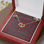 To My Beautiful Soulmate Necklace In Your Eyes I Have Found My Home Clan Crawford Modern Tartan Everlasting Love Necklace