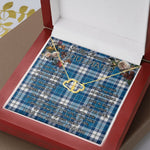 To My Beautiful Soulmate Necklace In Your Eyes I Have Found My Home Clan Muirhead Blue Tartan Forever Love Necklace Tartan Gift for Girlfriend Everlasting Love Necklace