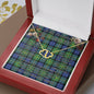 To My Beautiful Soulmate Necklace In Your Eyes I Have Found My Home Clan Gordon Old Ancient Tartan Forever Love Necklace Tartan Gift for Girlfriend Everlasting Love Necklace