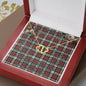 To My Beautiful Soulmate Necklace In Your Eyes I Have Found My Home Clan Graham Tartan Forever Love Necklace Tartan Gift for Girlfriend Everlasting Love Necklace