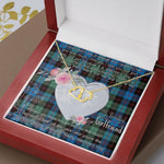 Scotstee Shop - To My Beautiful Girlfriend Valentine Necklace Clan Guthrie Ancient Tartan Gift for Girlfriend Everlasting Love Necklace