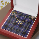 To My Beautiful Soulmate Necklace In Your Eyes I Have Found My Home Clan Dunlop Modern Tartan Forever Love Necklace Tartan Gift for Girlfriend Everlasting Love Necklace