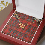 To My Beautiful Soulmate Necklace In Your Eyes I Have Found My Home Clan Grant Weathered Tartan Forever Love Necklace Tartan Gift for Girlfriend Everlasting Love Necklace