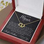 To My Mom Necklace, To My Beautiful Mom Necklace, Mother's Day Gift For Mom From Son, Thank You Mom Mother's Day Everlasting Love Necklace