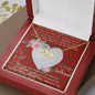 Scotstee Shop - To My Beautiful Girlfriend Valentine Necklace Clan Drummond Tartan Gift for Girlfriend Everlasting Love Necklace