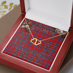 To My Beautiful Soulmate Necklace In Your Eyes I Have Found My Home Clan Rait Tartan Forever Love Necklace Tartan Gift for Girlfriend Everlasting Love Necklace