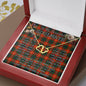 To My Beautiful Soulmate Necklace In Your Eyes I Have Found My Home Clan Douglas of Roxburgh Tartan Forever Love Necklace Tartan Gift for Girlfriend Everlasting Love Necklace