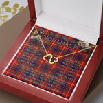 To My Beautiful Soulmate Necklace In Your Eyes I Have Found My Home Clan Tweedie Red Tartan Everlasting Love Necklace