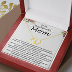 Mom Necklace, Mother-In-Law Necklace, Necklace Gift To My Boyfriend's Mom Gift, Future Mother-In-Law Necklace