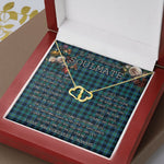 To My Beautiful Soulmate Necklace In Your Eyes I Have Found My Home Clan Miller Tartan Forever Love Necklace Tartan Gift for Girlfriend Everlasting Love Necklace
