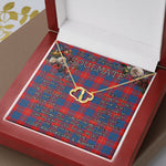 To My Beautiful Soulmate Necklace In Your Eyes I Have Found My Home Clan McKerrell Red Tartan Forever Love Necklace Tartan Gift for Girlfriend Everlasting Love Necklace