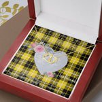Scotstee Shop - To My Beautiful Girlfriend Valentine Necklace Clan Barclay Tartan Gift for Girlfriend Everlasting Love Necklace