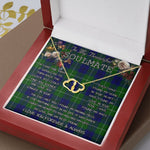 To My Beautiful Soulmate Necklace In Your Eyes I Have Found My Home Clan Oliphant Tartan Everlasting Love Necklace