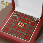 To My Beautiful Soulmate Necklace In Your Eyes I Have Found My Home Clan Morrison Modern Tartan Forever Love Necklace Tartan Gift for Girlfriend Everlasting Love Necklace