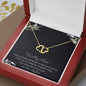 To My Mom Necklace -Mother's Day Gift For Mom From Son, Thank You Mom Mother's Day Everlasting Love Necklace