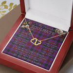 To My Beautiful Soulmate Necklace In Your Eyes I Have Found My Home Clan Montgomery Tartan Forever Love Necklace Tartan Gift for Girlfriend Everlasting Love Necklace
