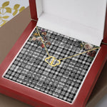 To My Beautiful Soulmate Necklace In Your Eyes I Have Found My Home Clan Scott Black White Modern Tartan Everlasting Love Necklace
