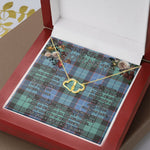To My Beautiful Soulmate Necklace In Your Eyes I Have Found My Home Clan Mitchell Ancient Tartan Forever Love Necklace Tartan Gift for Girlfriend Everlasting Love Necklace