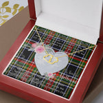 Scotstee Shop - To My Beautiful Girlfriend Valentine Necklace Clan Francis Tartan Gift for Girlfriend Everlasting Love Necklace