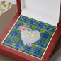 Scotstee Shop - To My Beautiful Girlfriend Valentine Necklace Clan Barclay Hunting Tartan Gift for Girlfriend Everlasting Love Necklace