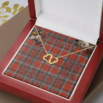 To My Beautiful Soulmate Necklace In Your Eyes I Have Found My Home Clan Robertson Weathered Tartan Forever Love Necklace Tartan Gift for Girlfriend Everlasting Love Necklace