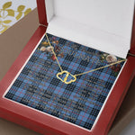 To My Beautiful Soulmate Necklace In Your Eyes I Have Found My Home Clan MacKay Blue Tartan Forever Love Necklace Tartan Gift for Girlfriend Everlasting Love Necklace