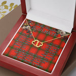 To My Beautiful Soulmate Necklace In Your Eyes I Have Found My Home Clan Darroch Tartan Forever Love Necklace Tartan Gift for Girlfriend Everlasting Love Necklace