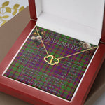 To My Beautiful Soulmate Necklace In Your Eyes I Have Found My Home Clan MacIntyre Of Glenorchy Tartan Forever Love Necklace Tartan Gift for Girlfriend Everlasting Love Necklace
