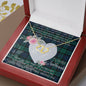 Scotstee Shop - To My Beautiful Girlfriend Valentine Necklace Clan Kay Tartan Gift for Girlfriend Everlasting Love Necklace