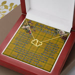 To My Beautiful Soulmate Necklace In Your Eyes I Have Found My Home Clan Houston Tartan Everlasting Love Necklace