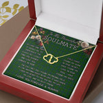 To My Beautiful Soulmate Necklace In Your Eyes I Have Found My Home Clan Agnew Hunting Tartan Everlasting Love Necklace