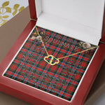 To My Beautiful Soulmate Necklace In Your Eyes I Have Found My Home Clan MacDuff Modern Tartan Forever Love Necklace Tartan Gift for Girlfriend Everlasting Love Necklace