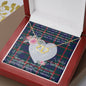 Scotstee Shop - To My Beautiful Girlfriend Valentine Necklace Clan Agnew Tartan Gift for Girlfriend Everlasting Love Necklace