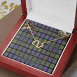 To My Beautiful Soulmate Necklace In Your Eyes I Have Found My Home Clan Macdonald Of Ranald Tartan Forever Love Necklace Tartan Gift for Girlfriend Everlasting Love Necklace