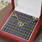 To My Beautiful Soulmate Necklace In Your Eyes I Have Found My Home Clan Macdonald Of Ranald Tartan Forever Love Necklace Tartan Gift for Girlfriend Everlasting Love Necklace