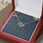 To My Beautiful Soulmate Necklace In Your Eyes I Have Found My Home Clan Glen Tartan Forever Love Necklace Tartan Gift for Girlfriend Everlasting Love Necklace